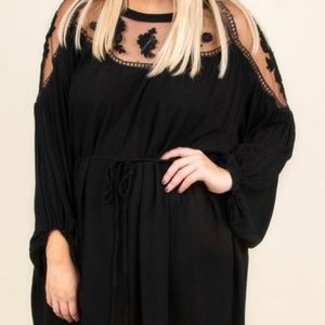 Chic Soul "Made You Blush Dress"  Black